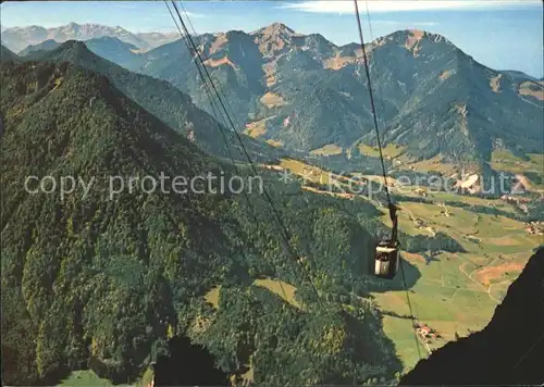 Ruhpolding Rauschbergbahn Bergbahn Alpenpanorama Kat. Ruhpolding