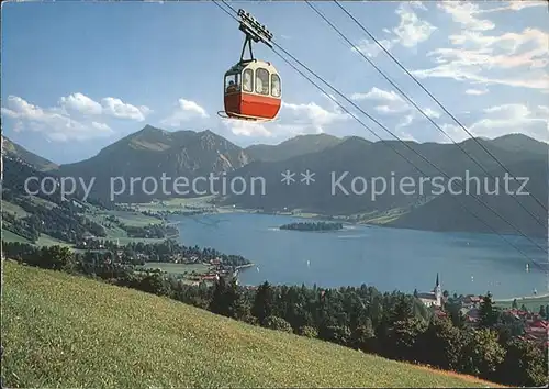 Schliersee Bergbahn zur Schliersbergalm Hoehenluftkurort Alpenpanorama Kat. Schliersee