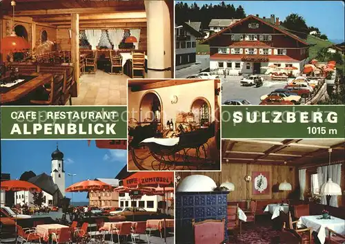 Sulzberg Vorarlberg Cafe Restaurant Alpenblick Kat. Sulzberg