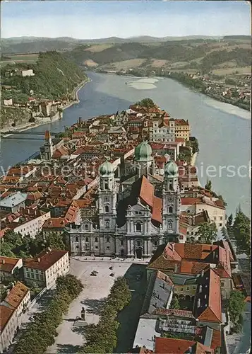 Passau Dreifluessestadt Dom Altstadt Kat. Passau