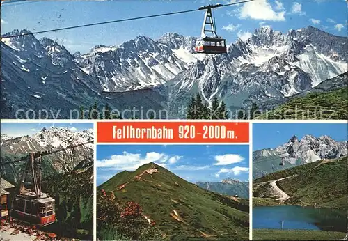 Oberstdorf Fellhornbahn Bergsee Alpenpanorama Kat. Oberstdorf