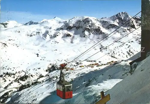 Obertauern Wintersportzentrum Bergstation Zehnerkarseilbahn Alpenpanorama Kat. Untertauern