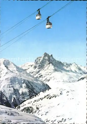 St Anton Arlberg Valluga Bergbahn mit Patteriol Wintersportplatz Kat. St. Anton am Arlberg