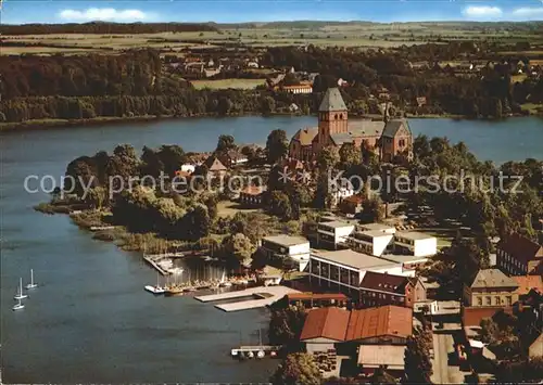 Ratzeburg Domhalbinsel Inselstadt Naturpark Lauenburgische Seen Fliegeraufnahme Kat. Ratzeburg