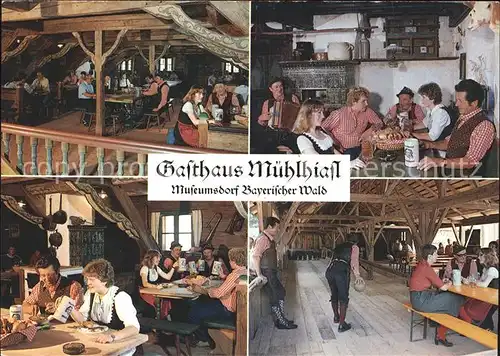 Tittling Museumsdorf Gasthaus Muehlhiasl Kat. Tittling