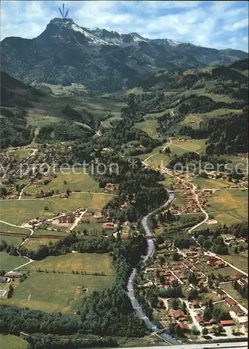 Auerbach Rosenheim Reisach Niederaudorf Bruennstein Fliegeraufnahme Kat. Oberaudorf