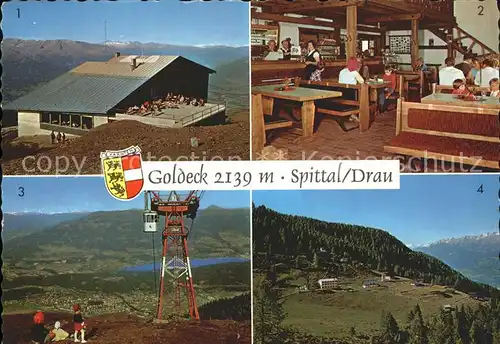 Doebriach Goldeck Spittal Millstaettler See Goldeckbahn Krendlmarbecken Kat. Radenthein