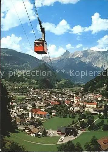 Schruns Vorarlberg Hochjochseilbahn Zimba Vandanser Steinwand Kat. Schruns