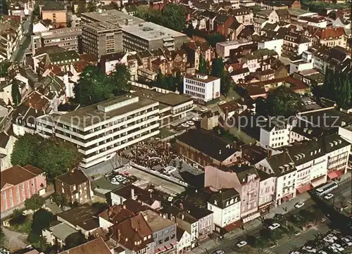 Siegburg Fliegeraufnahme Rathaus Krankenhaus Kat. Siegburg