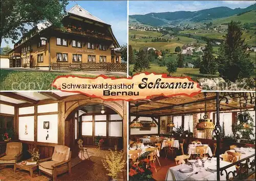 Bernau Schwarzwald Gasthof Pension zum Schwanen Kat. Bernau im Schwarzwald