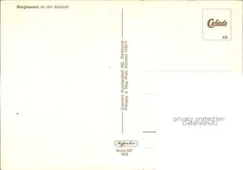 Burghausen Salzach Fliegeraufnahme / Burghausen /Altoetting LKR