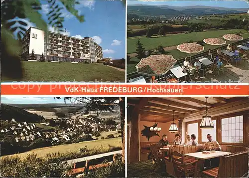 Schmallenberg Vdk Haus Fredeburg  Kat. Schmallenberg