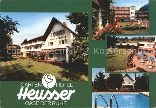 Bad Duerkheim Garten Hotel Heusser Kat. Bad Duerkheim