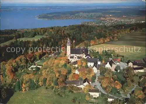 Kloster Andechs Fliegeraufnahme Kat. Andechs