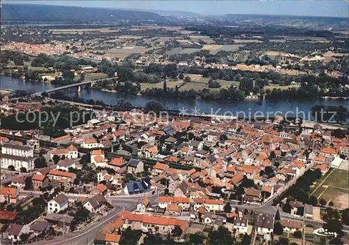 Bonnieres sur Seine Fliegeraufnahme Kat. Bonnieres sur Seine