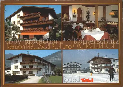 Radfeld Tirol Pension Prosserhof Michaelerhof Kat. Radfeld Kufstein