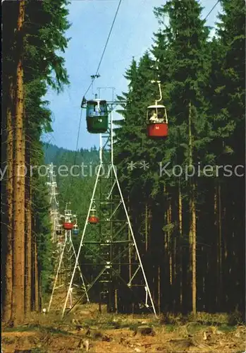 Braunlage Seilbahn Kat. Braunlage Harz