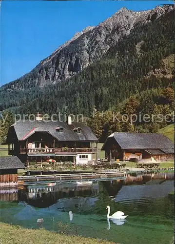 Wagrain Salzburg Gasthaus Jaegersee Schwan Kat. Wagrain