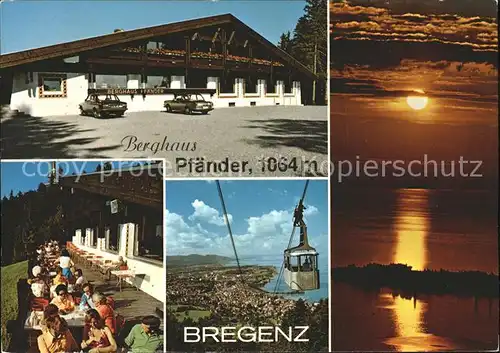 Bregenz Vorarlberg Berghaus Pfaender Berghaus Pfaenderbahn  Kat. Bregenz