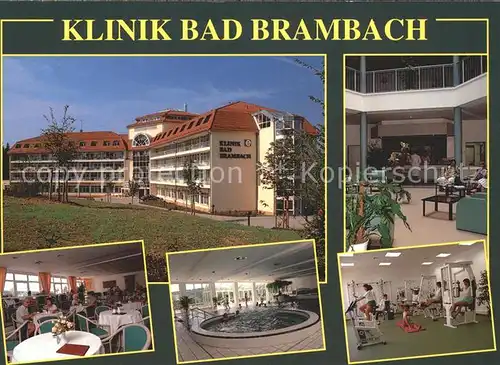 Bad Brambach Klinik Foyer Cafeteria Schwimmhalle Kat. Bad Brambach