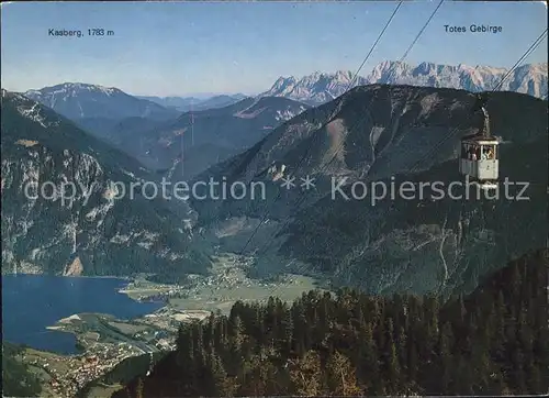 Feuerkogel Seilbahn Ebensee Traunsee Totes Gebirge Kasberg Kat. Roeschitz