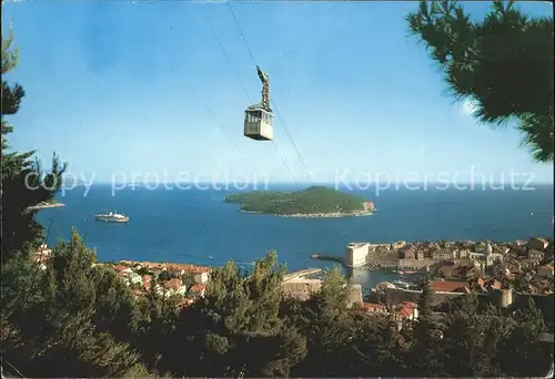 Dubrovnik Ragusa Luftseilbahn Kat. Dubrovnik