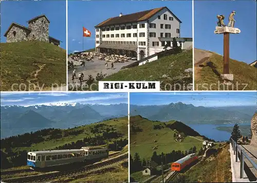 Rigi Kulm Pilatus Berner Alpen Bergbahn Kat. Rigi Kulm