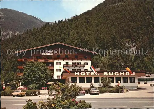Maurach Tirol Hotel Restaurant Cafe Buchau  Kat. Eben am Achensee