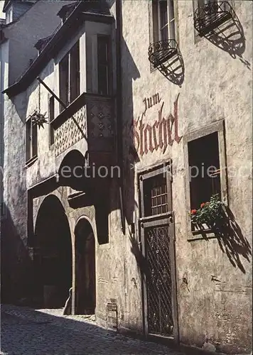 Wuerzburg Gasthaus Stachel Kat. Wuerzburg