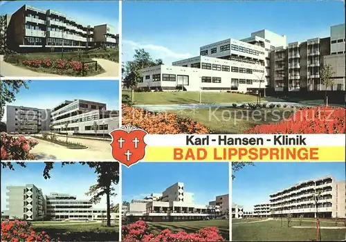 Bad Lippspringe Karl Hansen Klinik Kat. Bad Lippspringe