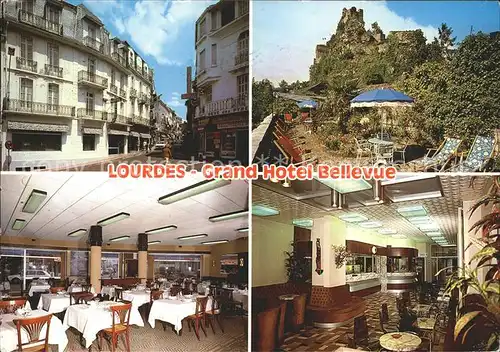 Lourdes Hautes Pyrenees Grand Hotel Bellevue Kat. Lourdes