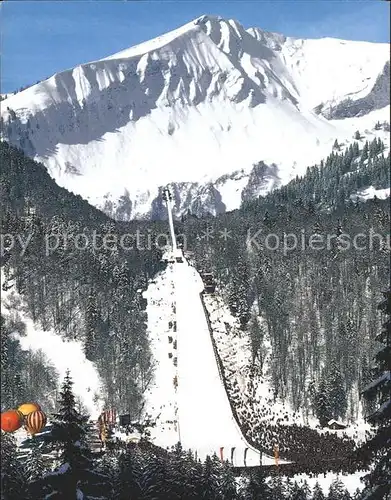 Oberstdorf Heini Klopfer Skiflugschanze Kat. Oberstdorf