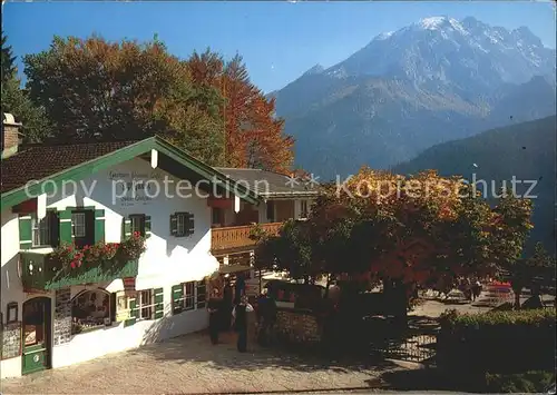 Ramsau Berchtesgaden Berggasthof Pension Zipfhaeusl Kat. Ramsau b.Berchtesgaden