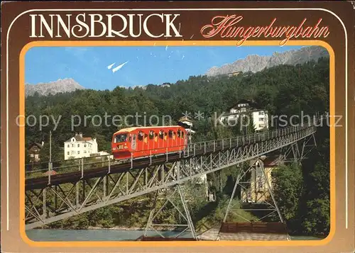 Innsbruck Hungerburg Standseilbahn Kat. Innsbruck