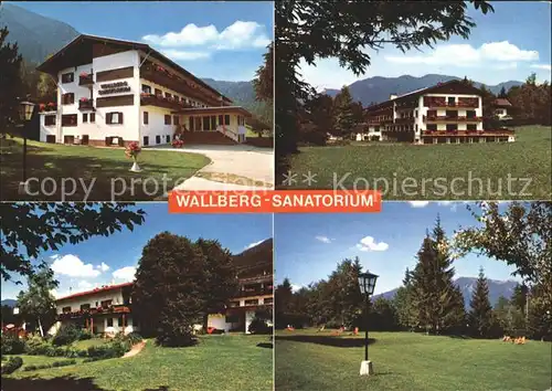Rottach Egern Wallberg Sanatorium Kat. Rottach Egern