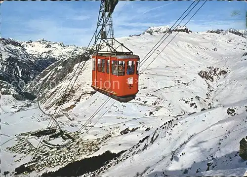 Andermatt Gotthard Luftseilbahn Andermatt Gemsstock Kat. Andermatt