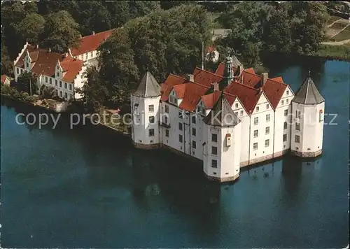 Gluecksburg Ostseebad Schloss Fliegeraufnahme Kat. Gluecksburg (Ostsee)