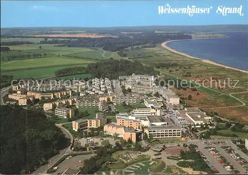 Weissenhaus Fliegeraufnahme mit Strand Kat. Wangels