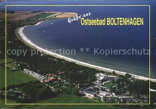 Boltenhagen Ostseebad Fliegeraufnahme Strand Kat. Ostseebad Boltenhagen