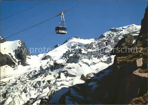 Saas Fee Seilbahn Langfluh Feegletscher Egginerjoch Kat. Saas Fee