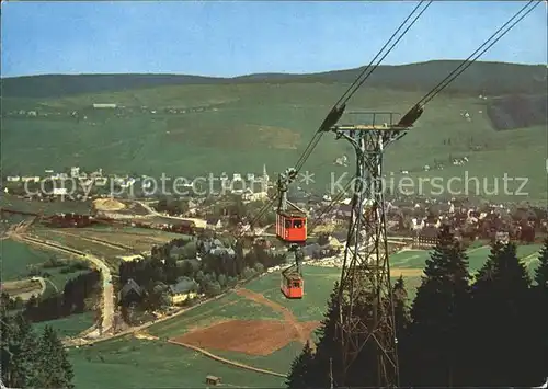 Oberwiesenthal Erzgebirge Seilbahn Kat. Oberwiesenthal