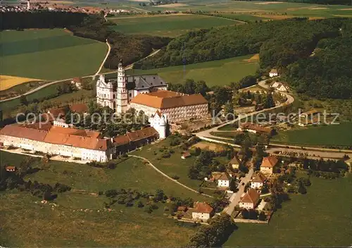 Neresheim Abtei Fliegeraufnahme Kat. Neresheim