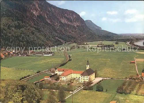 Oberaudorf Fliegeraufnahme Kamelitenkloster Reiscach Kat. Oberaudorf