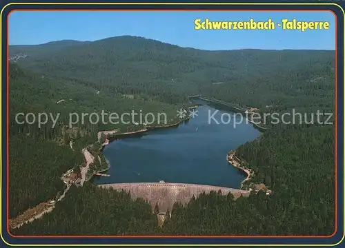 Forbach Baden Fliegeraufnahme Schwarzenbach Talsperre Kat. Forbach