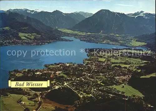 Bad Wiessee Tegernsee mit Wallberg  Kat. Bad Wiessee