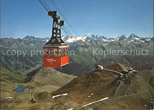 Parsenn Weissfluhgipfel Seilbahn Piz Linard Kat. Parsennfurgga