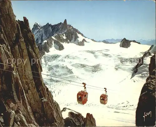 Mont Blanc mit Seilbahn Kat. Chamonix Mont Blanc