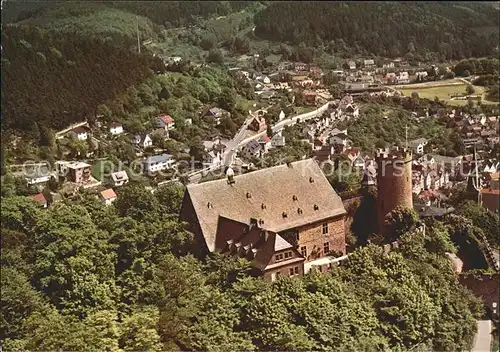 Biedenkopf Fliegeraufnahme Schloss Kat. Biedenkopf