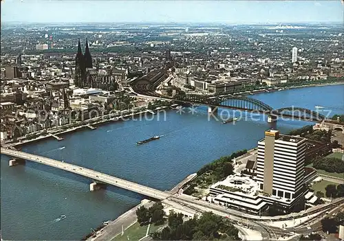 Koeln Rhein Fliegeraufnahme Kat. Koeln