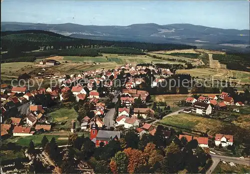 Hohegeiss Harz Fliegeraufnahme Kat. Braunlage